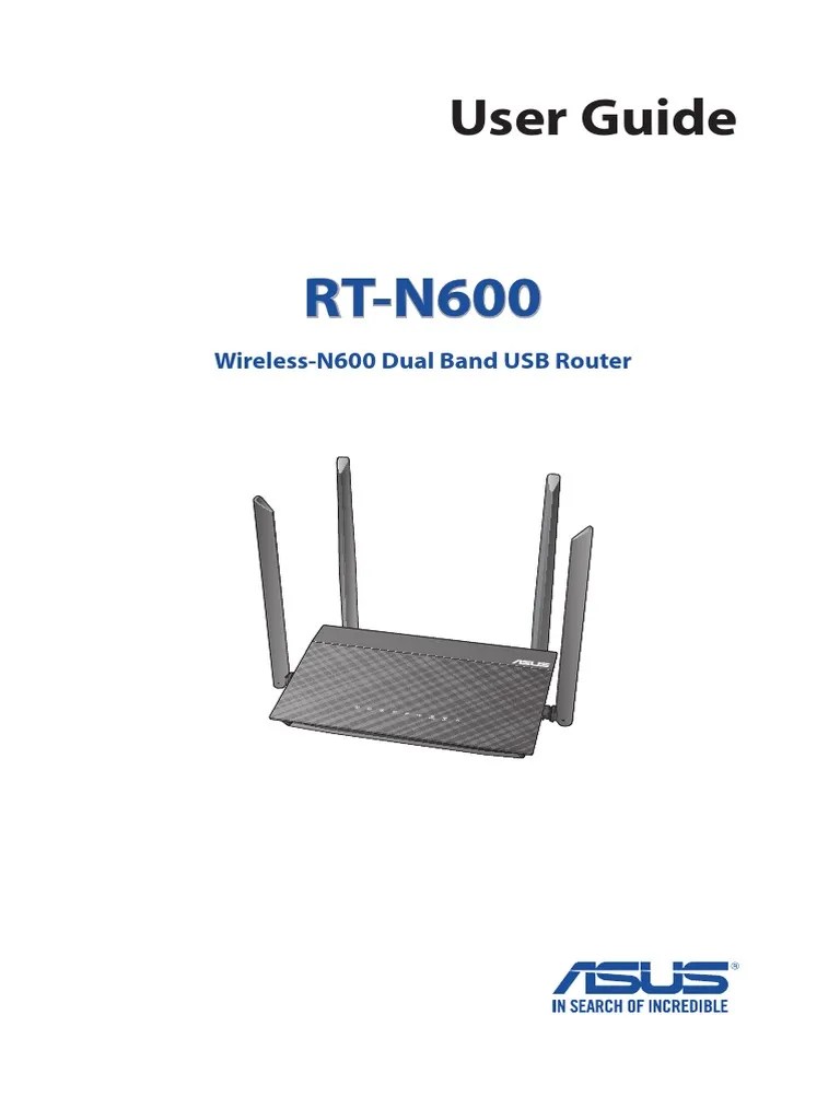 User Guide: Wireless-N600 Dual Band USB Router | PDF | Wireless Lan