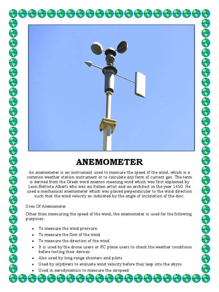 Weather Instrument PDF PDF Thermometer Measuring Instrument