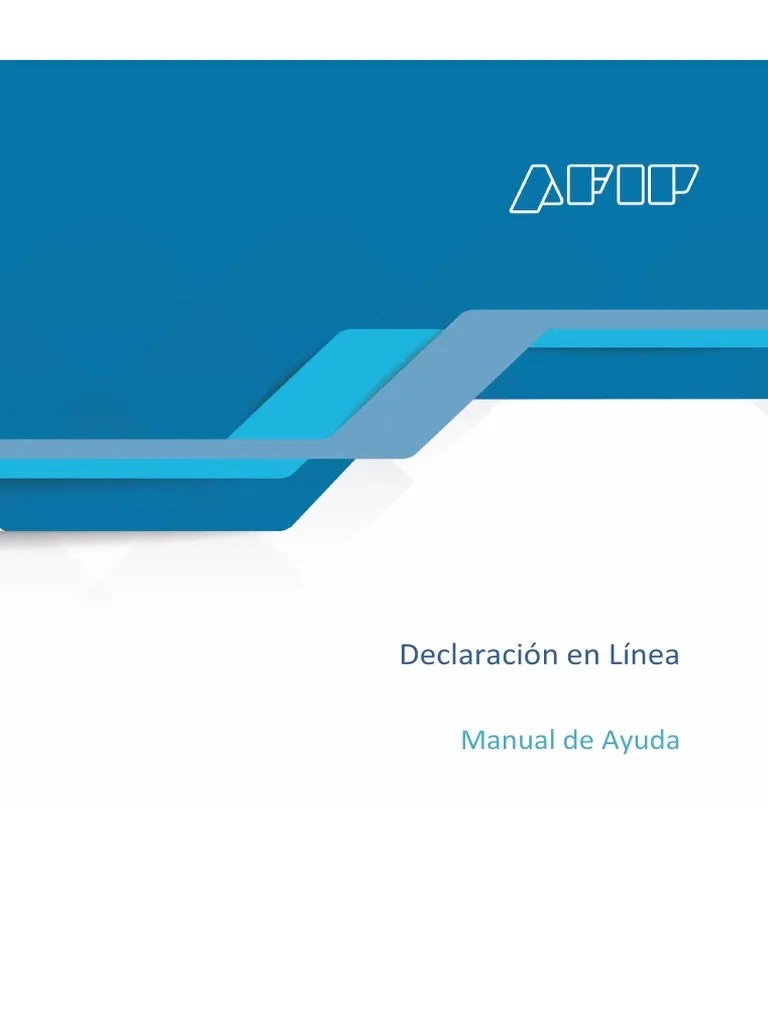 Manual Afip PDF Archivo de computadora Salario