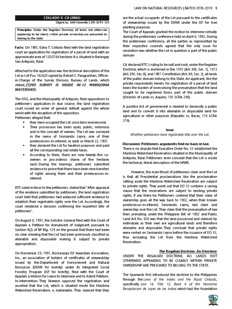 NatRes PDF PDF Mineral Rights Property