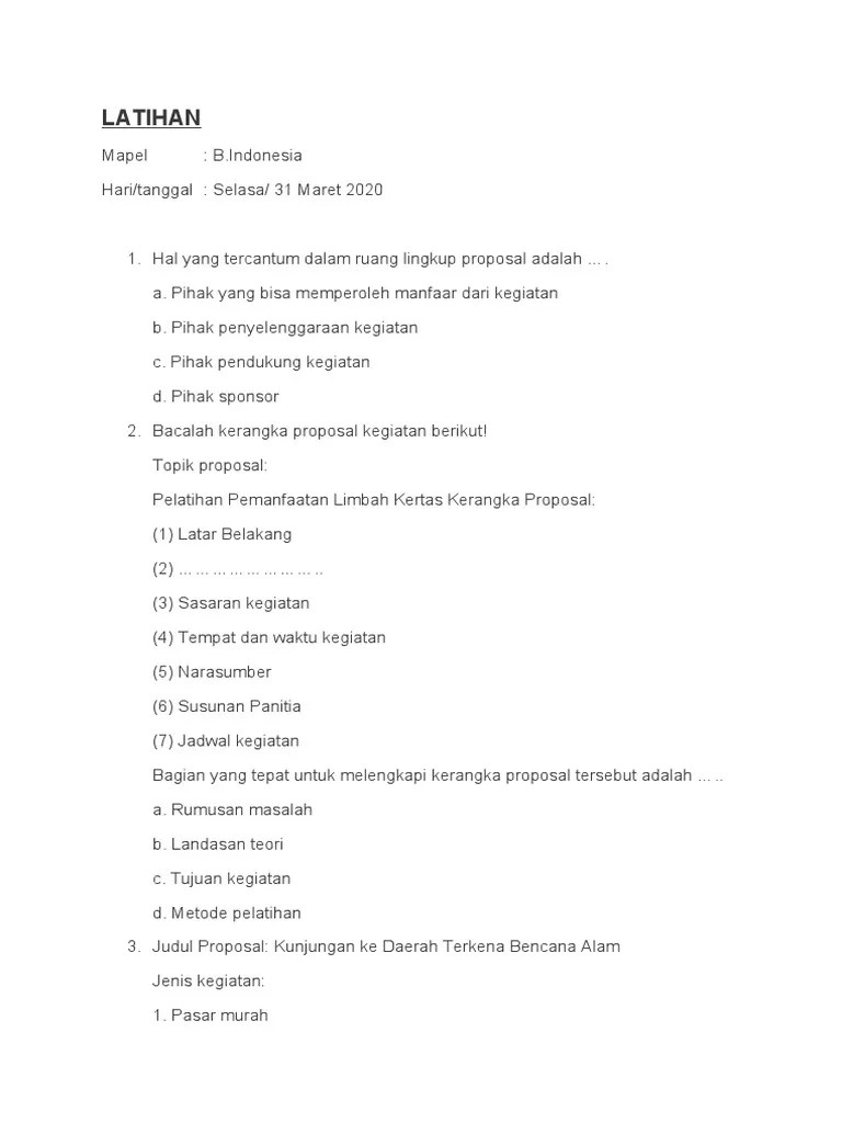 LATIHAN Sejarah | PDF