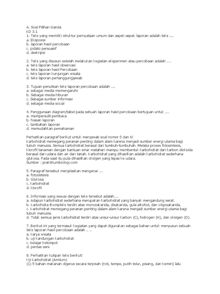 Soal KD 3.1 Dan 3.2 TLP | PDF