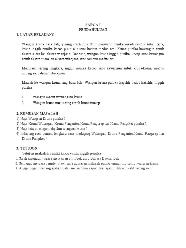 Kasusastraan Sane Ngawit Wenten Sekolahan Ring Jagat Bali