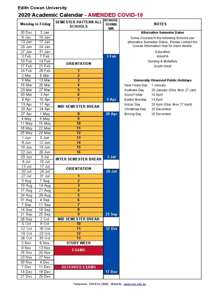 Ecu Academic Calendar 2026 2026 Olympics