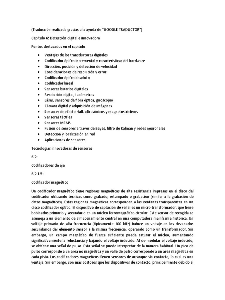 Encoder Incremental Digital Sensors and Actuators CLARENCE