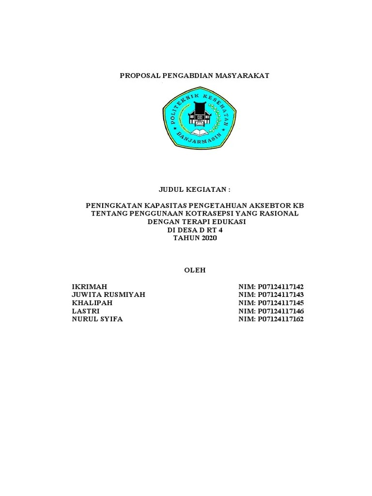 Proposal Penyuluhan KB Rasional - FN | PDF