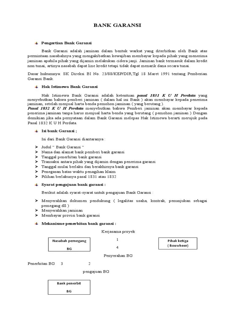 Perbedaan Letter Of Credit Dan Bank Garansi Tips Membedakan