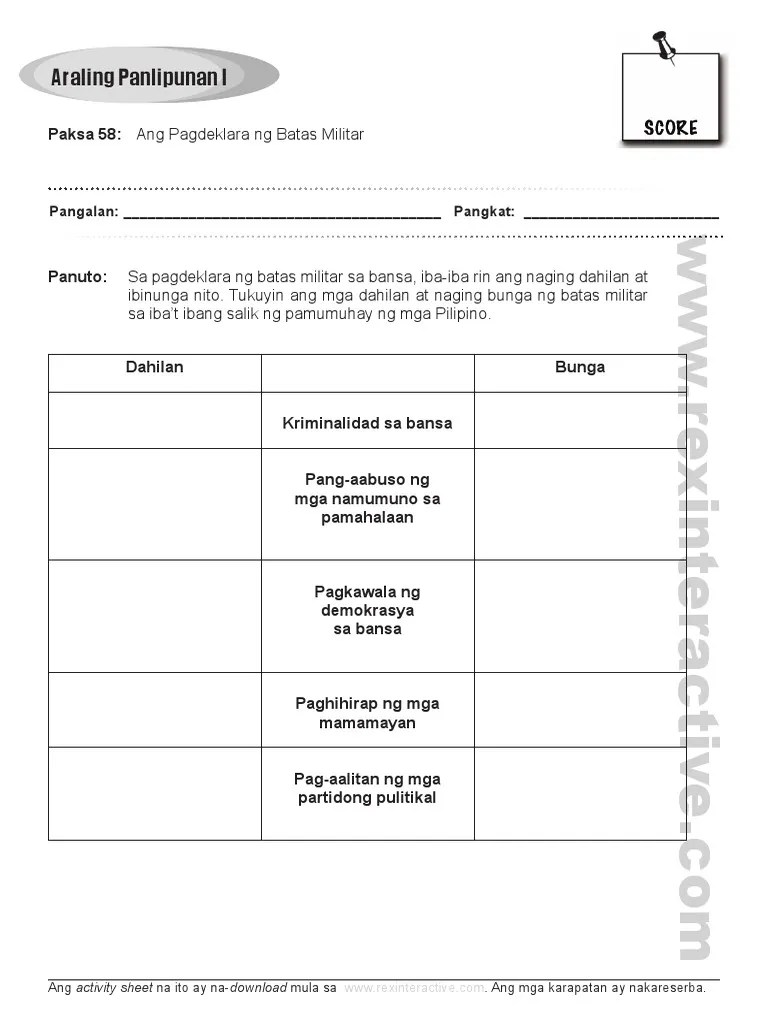 59 Ang Pagdeklara NG Batas Militar PDF