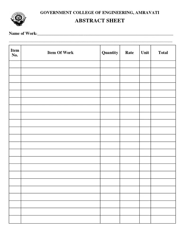 Abstract Sheet PDF