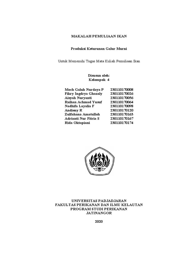 Makalah Pemuliaan Kelompok 4 | PDF