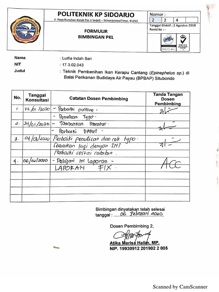 PKL Iv Pembenihan Ikan Kerapu Bpbap Situbondo | PDF