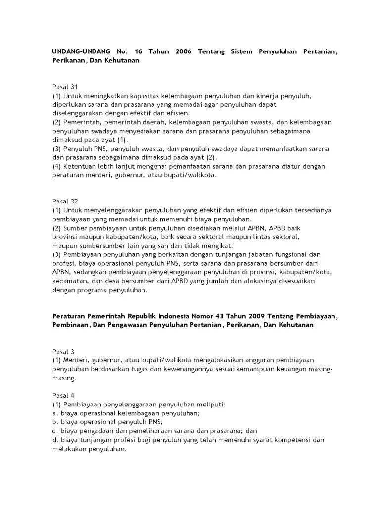 Sarana Prasarana Badan Penyuluhan Pertanian Fix | PDF