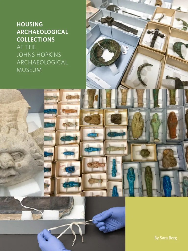 JHU Housing Archaeological Collections PDF PDF Adhesive Materials