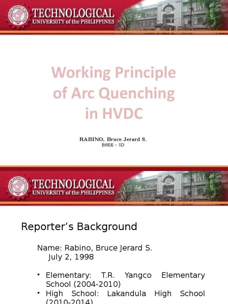 Arc Quenching PDF Electric Arc High Voltage Direct Current