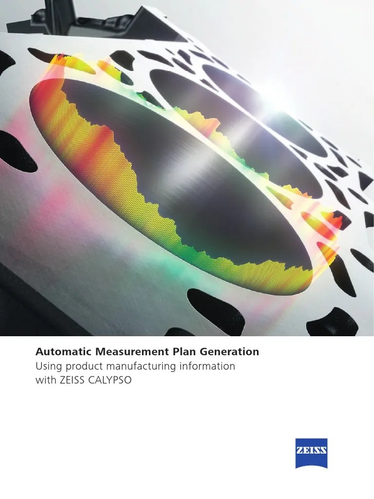 Automatic Measurement Plan Generation Using Product Manufacturing