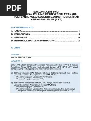 Bahagian Pengurusan Kemasukan Pelajar
