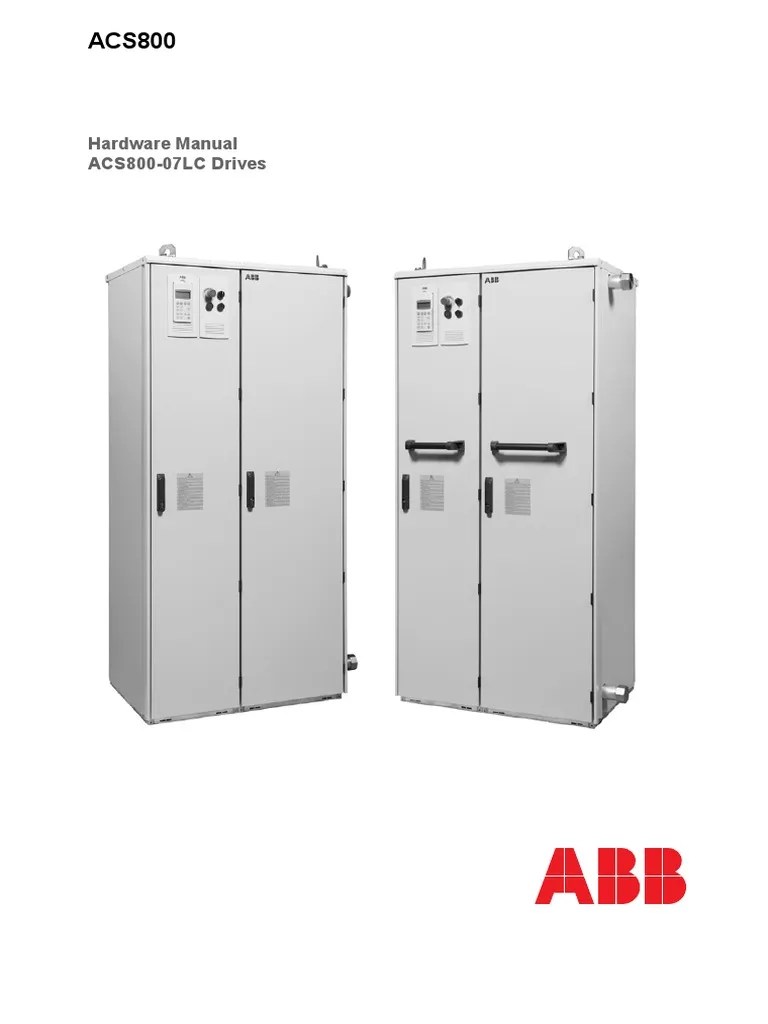 Hardware Manual ACS80007LC Drives PDF Electric Motor Switch