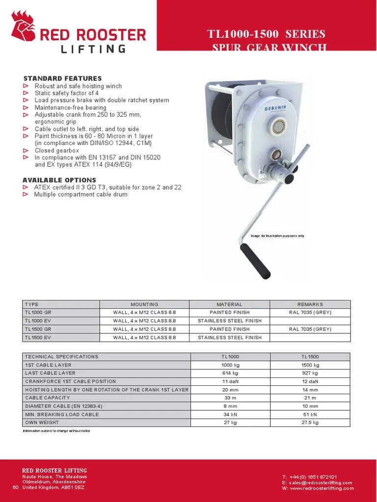 Winch and Mechanical Advantage PDF Elevator Machines