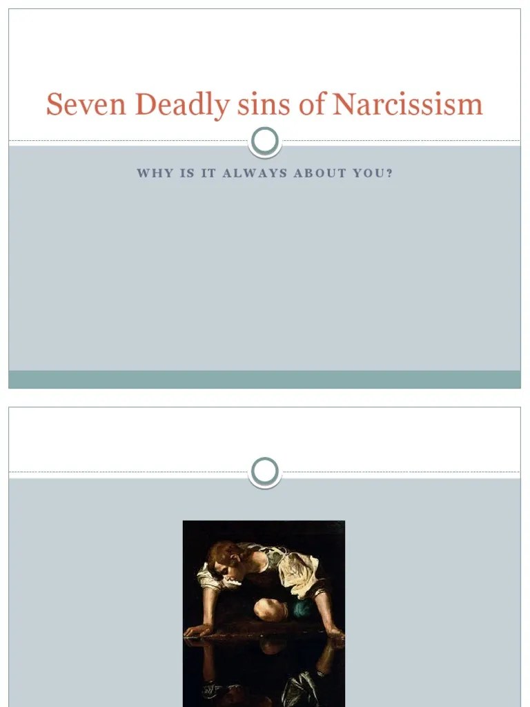 Seven Deadly Sins of Narcissism2 PDF