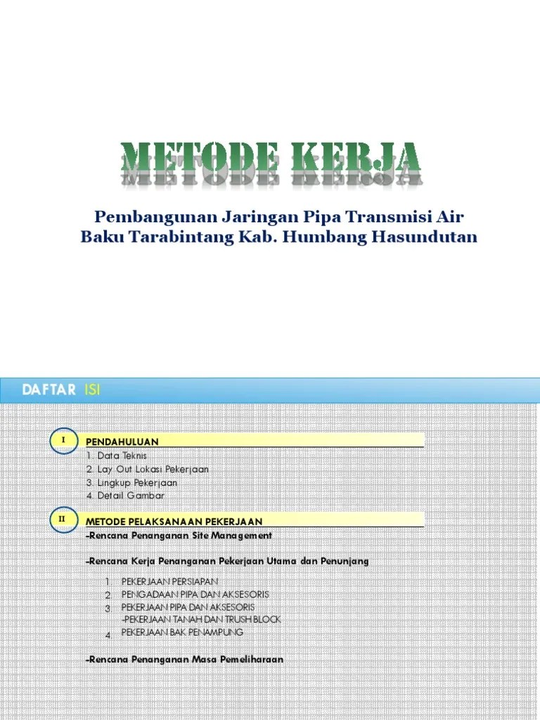 Metode Pelaksanaan Tara Bintang | PDF