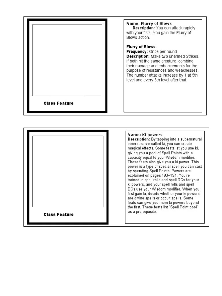 You Can Attack Rapidly Name Flurry of Blows Description Download