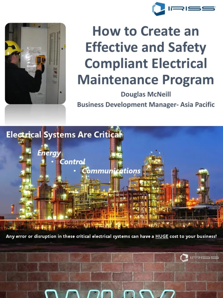 Creating an Effective Electrical Maintenance Program through the