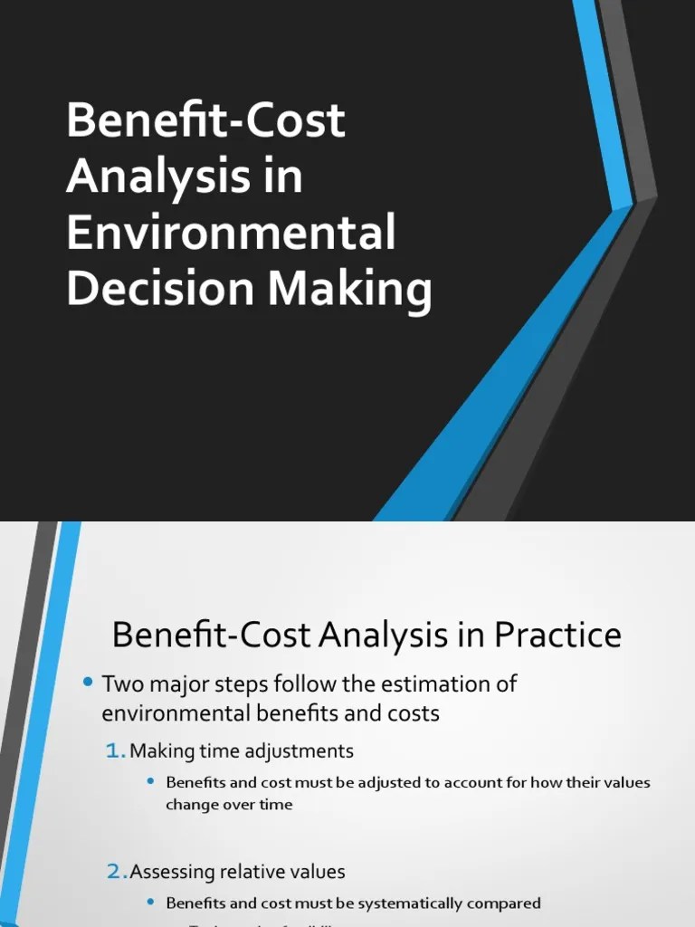 Ch.9 BenefitCost Analysis PDF Discounting Present Value