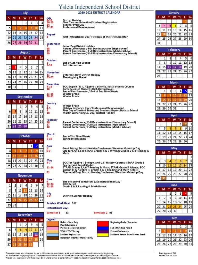 202021 Calendar Arev 6.16.20 Academic Term Schools