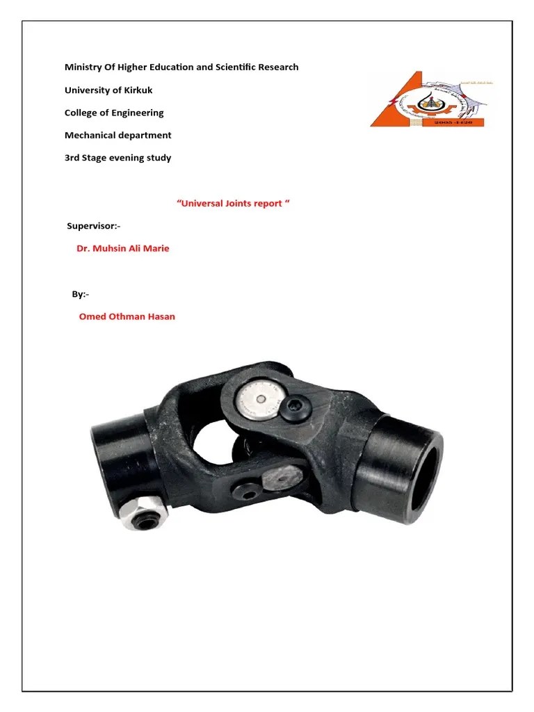 Introduction To Universal Joint PDF Transmission (Mechanics