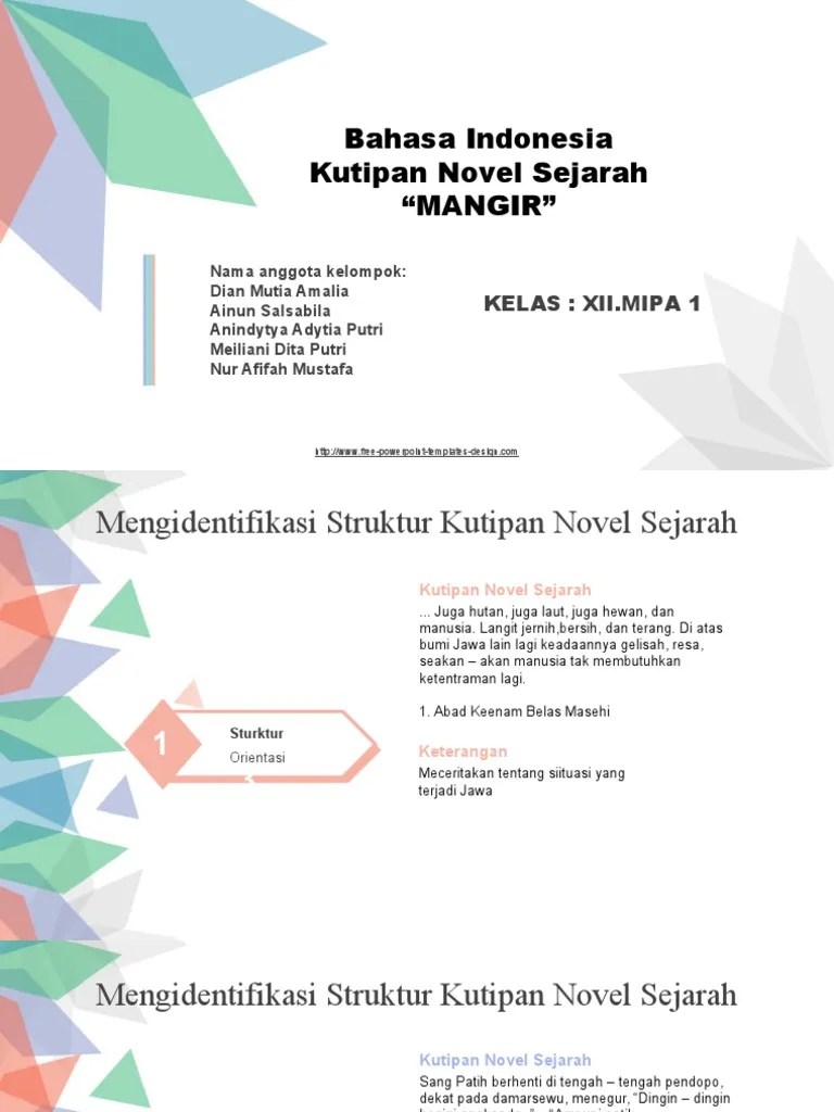 PP Kutipan Novel Sejarah | PDF