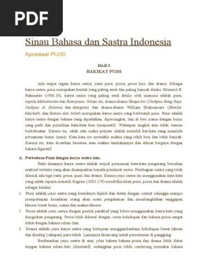 Sinau Bahasa Dan Sastra Indonesia | PDF