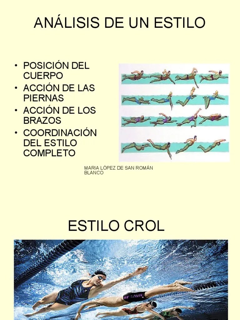 Análisis de Un Estilo Crol PDF
