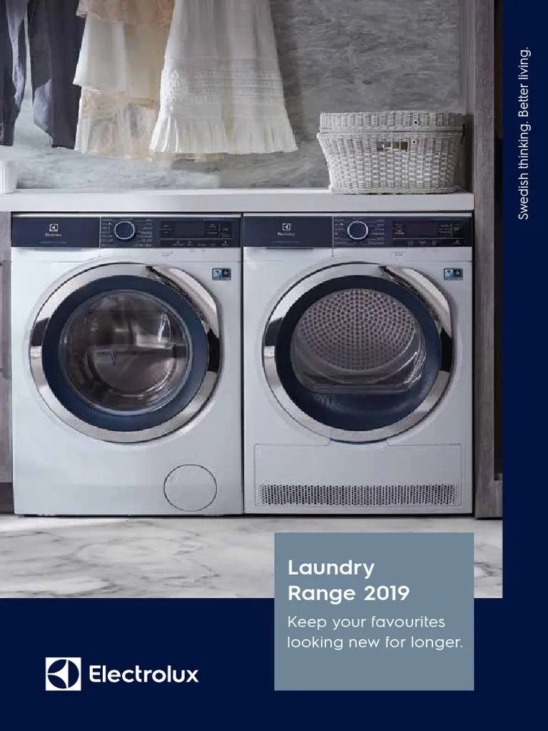 2019 Electrolux Washer Brochure LR PDF | PDF | Washing Machine