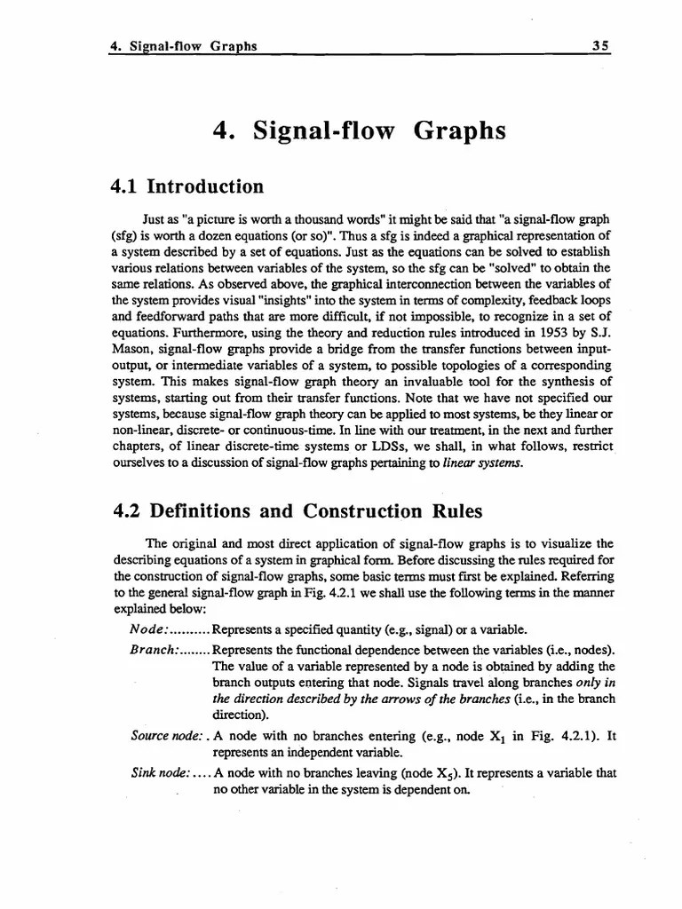 SignalFlow Graphs PDF PDF Theoretical Computer Science Mathematical Relations
