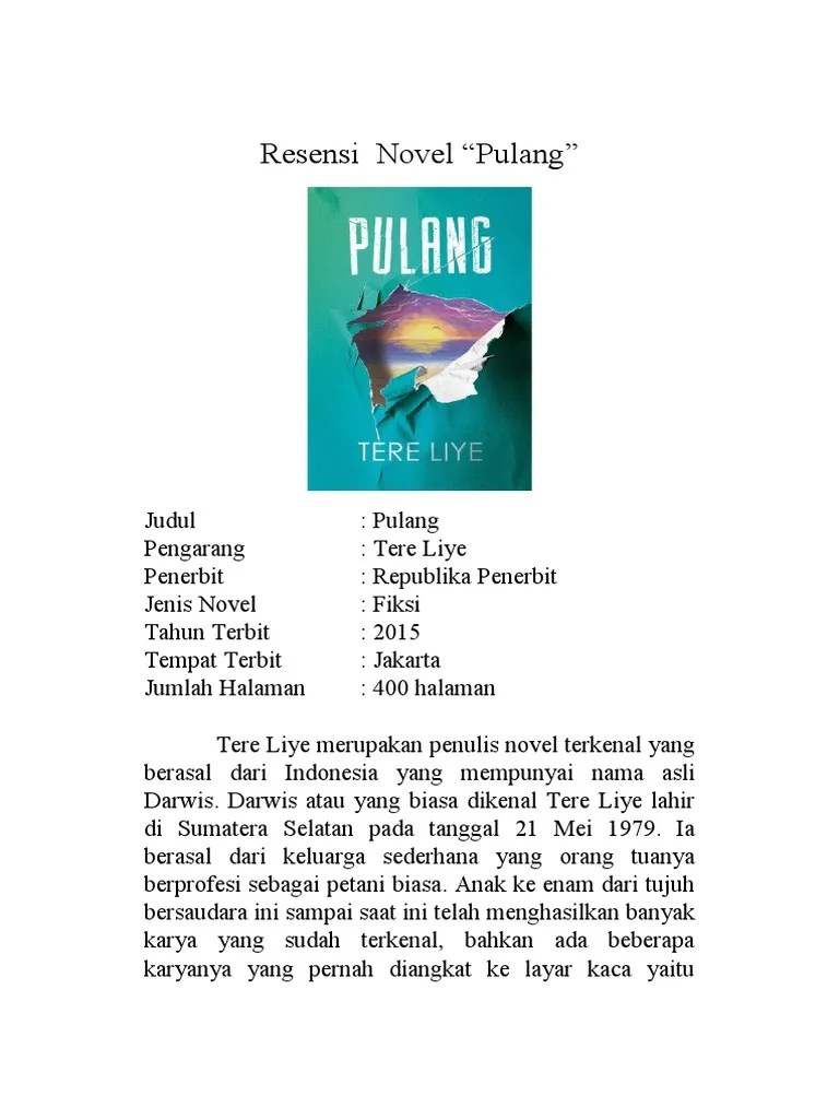 Resensi Tere Liye - Pulang | PDF
