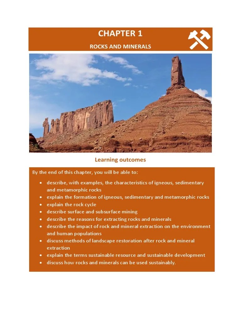 Rocks and Minerals Understanding Earth's Building Blocks PDF