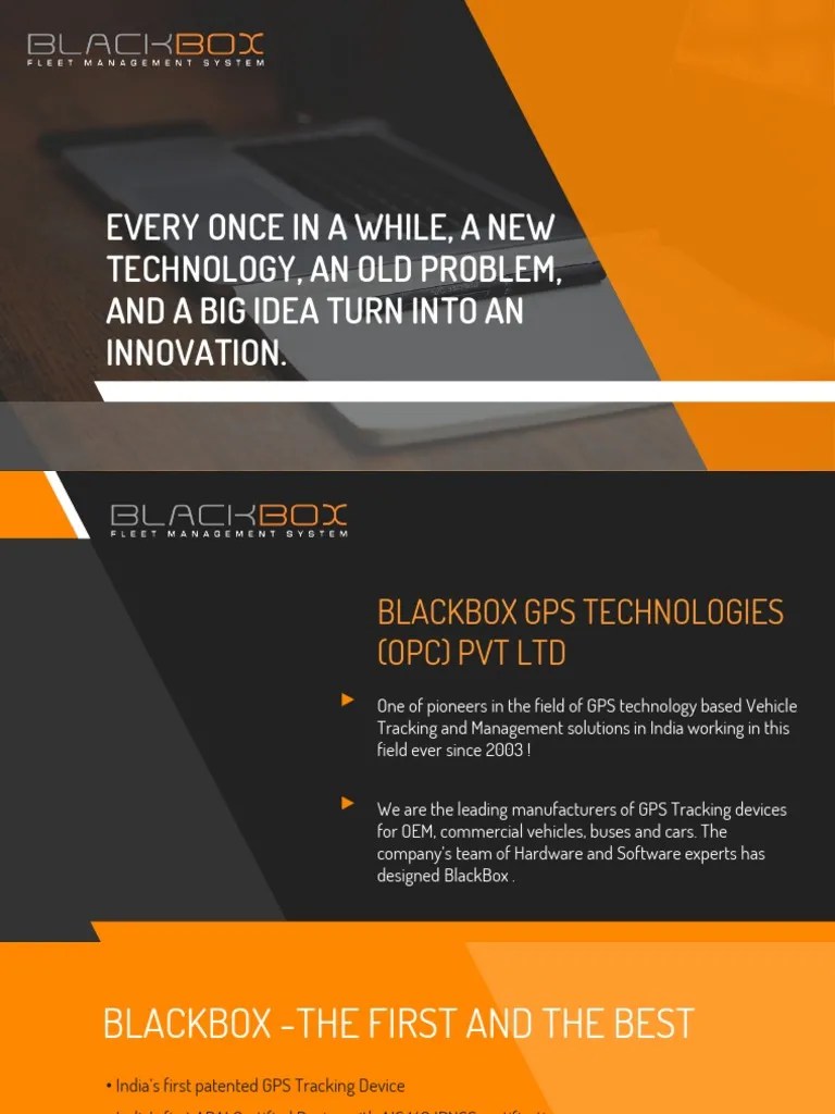 BlackBox GPS Tracking System PDF Global Positioning System