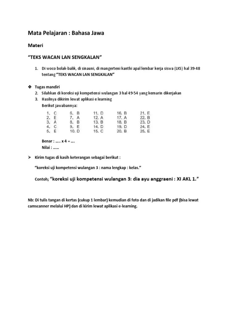 We did not find results for: Kunci Jawaban Lks Bahasa Jawa Kelas 8 Semester 2 Cara Golden