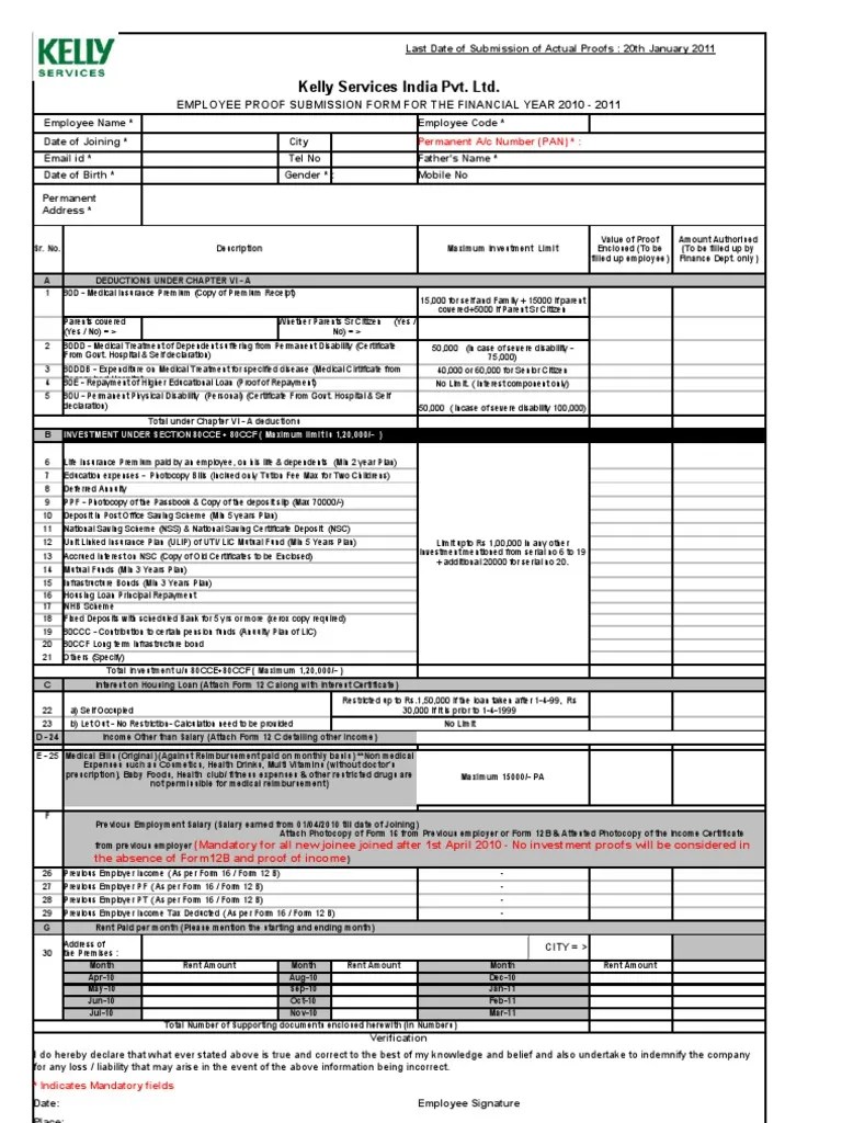 Employees Proof Submission Form (EPSF) 201011 PDF Annuity