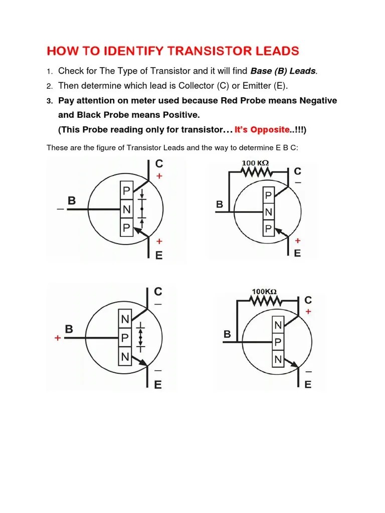 Identify Transistor Leads
