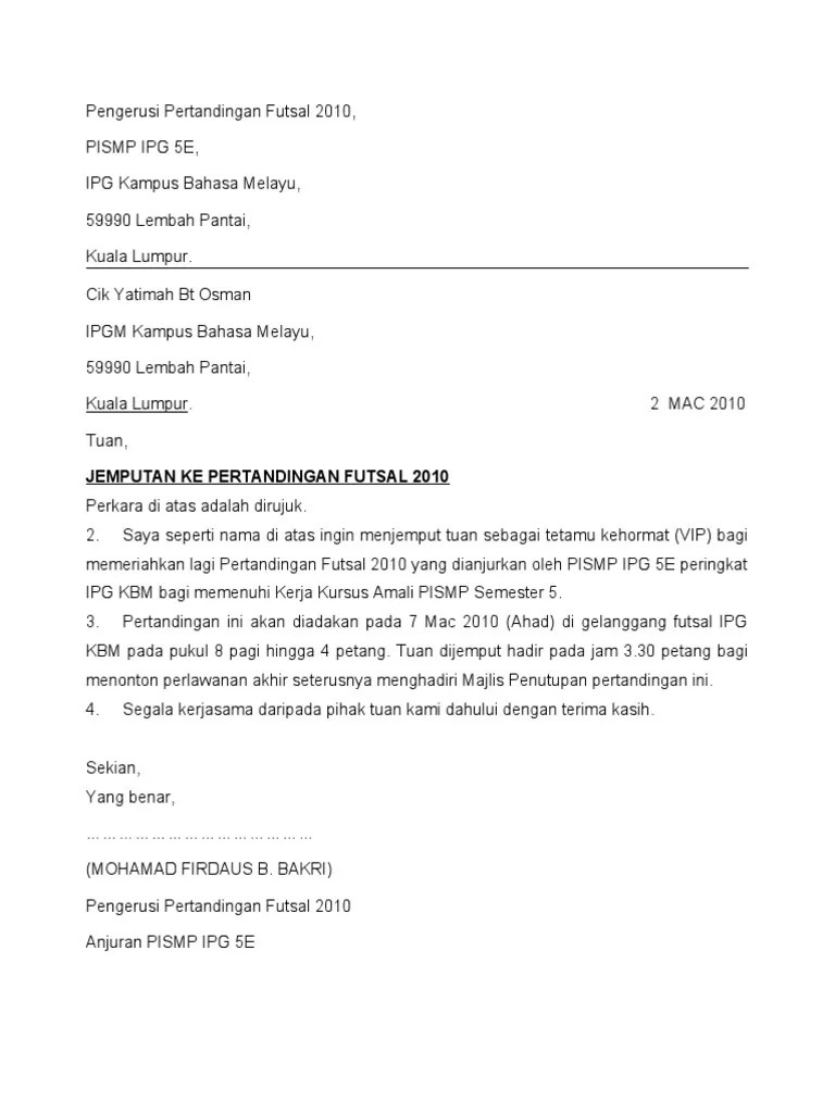 Daftar Harga HP Contoh Surat Jemputan Rasmi Ke Majlis Makan Malam