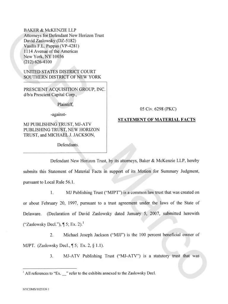 Statement of Material Facts Text.Marked PDF PDF