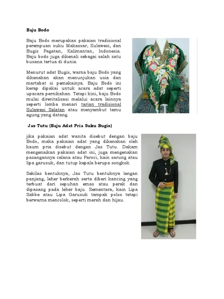 4 Etnis Baju Adat | PDF