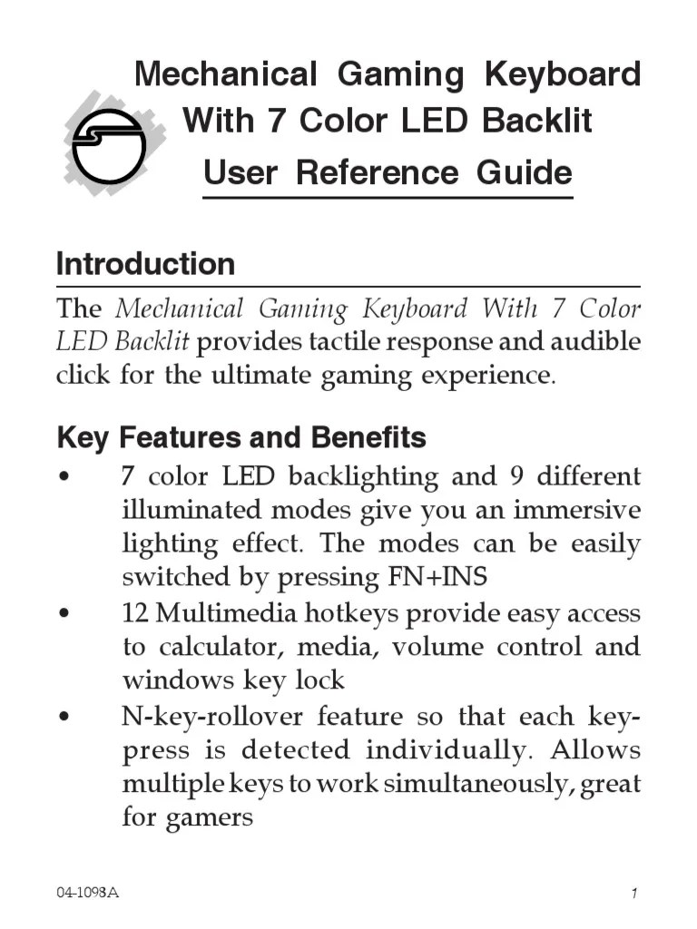 Manual Teclado PDF | PDF | Backlight | Computer Keyboard