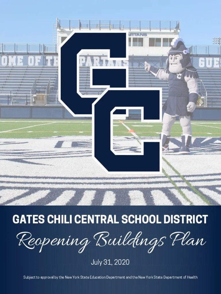 Gates Chili Reopening Plans Final July31 PDF Hygiene Hand Washing