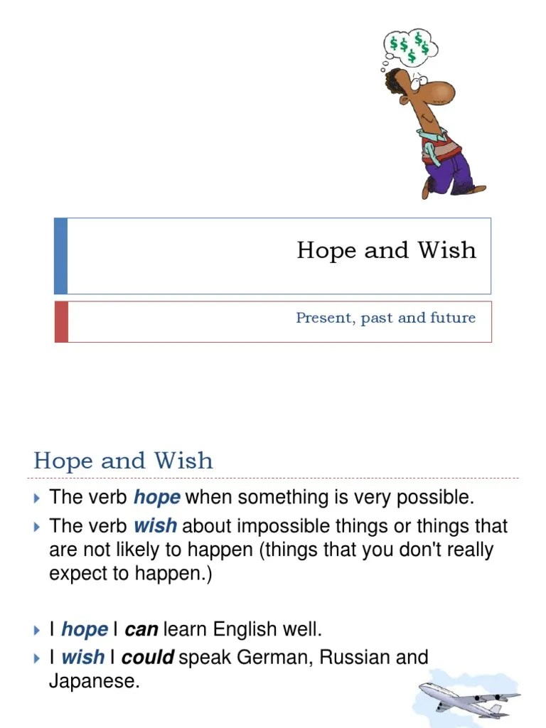 Understanding the Differences Between Hope and Wish Through Examples