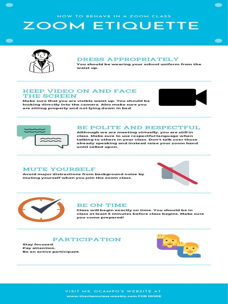 Zoom Etiquette PDF