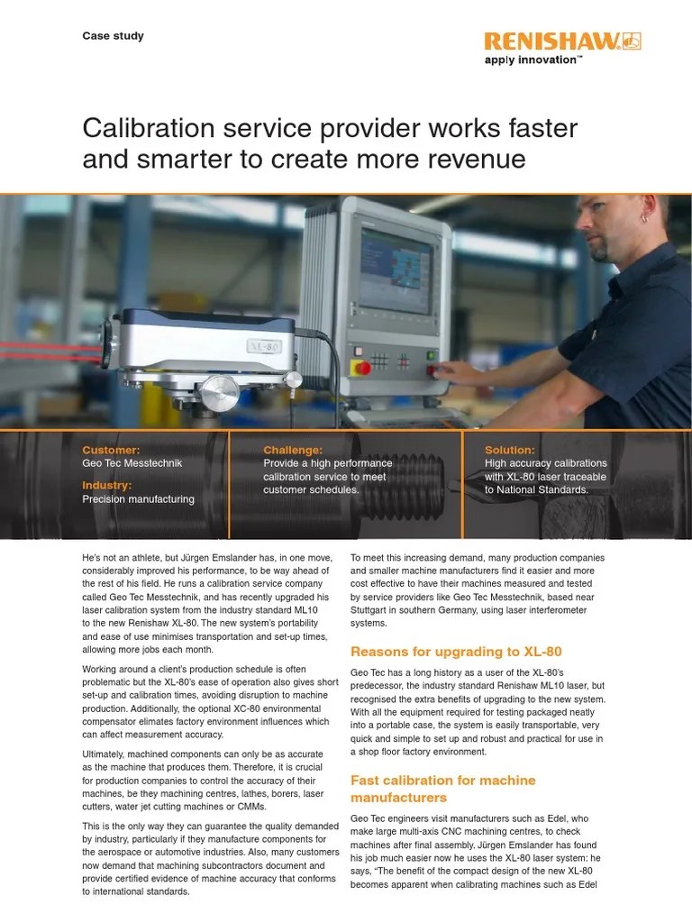 Calibration Service Provider Works Faster and Smarter To Create More