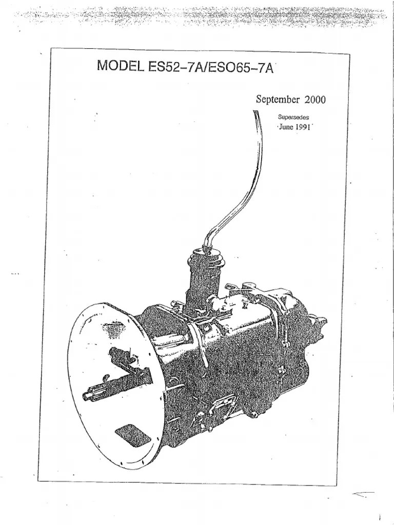 Spicer ES52 7A and ES065 7A Parts Manual | PDF