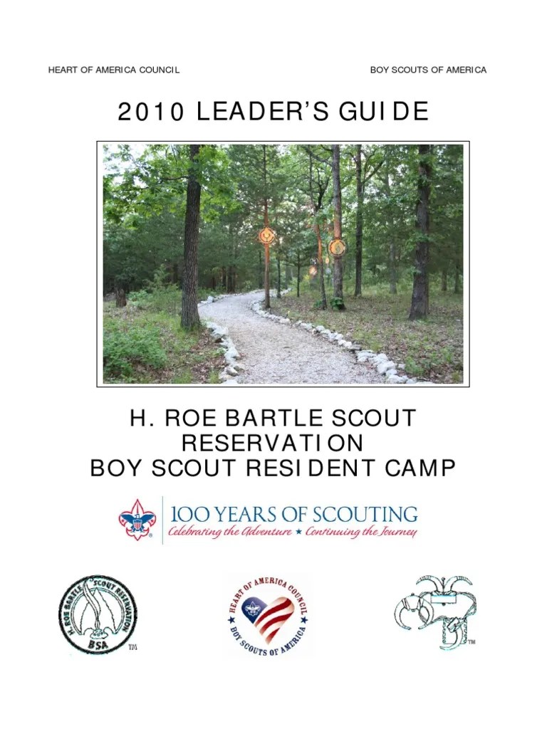 2010 Leader'S Guide H. Roe Bartle Scout Reservation Boy Scout Resident